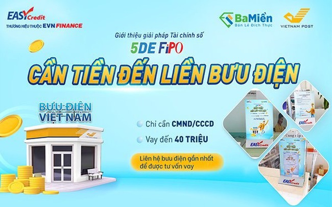 Easy Credit thuộc EVNFinance cùng Vietnam Post – mang tài chính số đến người Việt