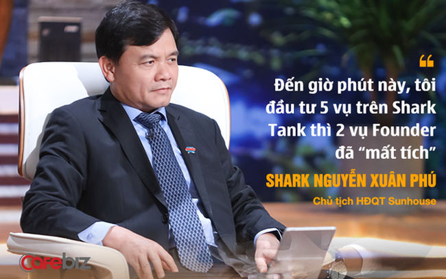 ‘Bài học xương máu’ khiến Shark Phú kiên định theo phong cách “Bank Tank”: Đầu tư vào 5 deal trên Shark Tank thì 2 startup nhận vốn thất bại và mất hút, không một lời thông báo