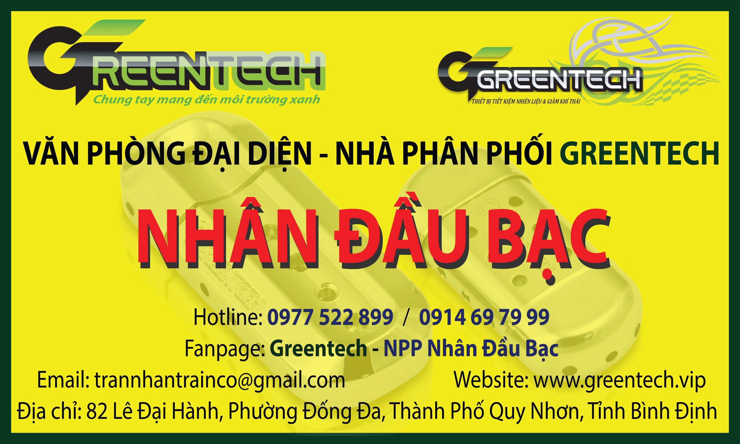 Công Ty Cổ Phần Môi Trường Xanh GREENTECH Uy Tín Chất Lượng