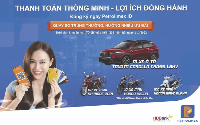 Trải nghiệm thanh toán không dùng tiền mặt cùng Petrolimex