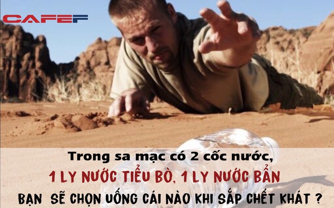 Trong sa mạc có 2 cốc nước, một ly nước tiểu ngựa và một ly nước bẩn, bạn sẽ chọn cái nào để uống khi sắp chết khát? – Câu trả lời của người trúng tuyển không ai ngờ tới