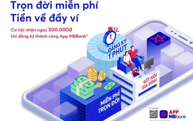 Miễn phí giao dịch online thời dịch bệnh cùng MBBank