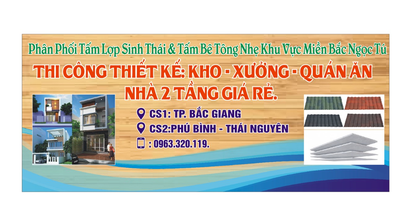 Ngọc Tú BG Chuyên Thi Công Thiết Kế Nhà Hàng Kho Xưởng Quán Ăn Trọn Gói Khu Vực Miền Bắc Uy Tín Chất Lượng