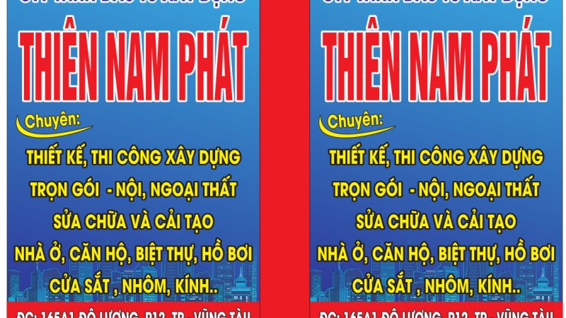 THIÊN NAM PHÁT- CHUYÊN CUNG CẤP DỊCH VỤ SỬA CHỮA – CẢI TẠO – XÂY MỚI NHÀ TRỌN GÓI UY TÍN TẠI VŨNG TÀU