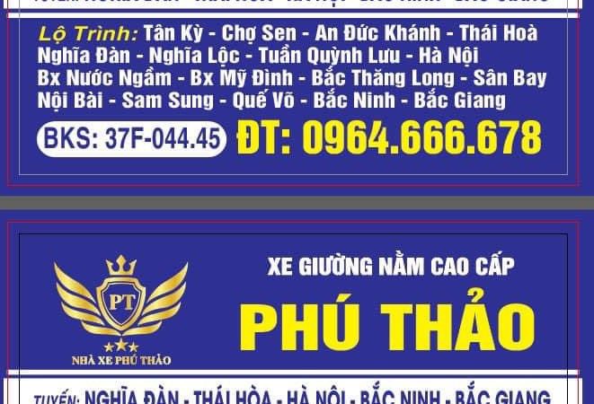 “Nhà Xe Phú Thảo: Trải Nghiệm Vận Tải Hành Khách Đẳng Cấp”